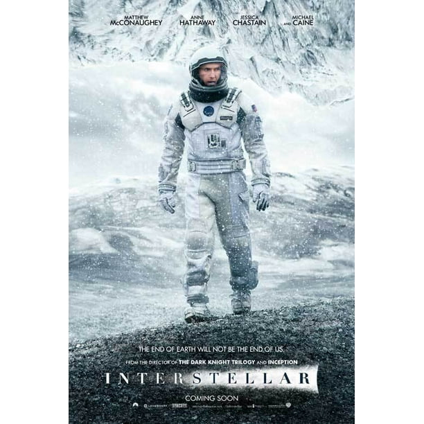 D Anne Hathaway Interstellar Movie POSTER 27 x 40 Matthew McConaughey 